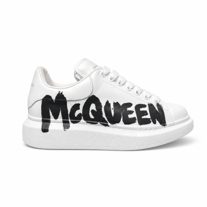 Alexander McQueen Oversized White Graffiti