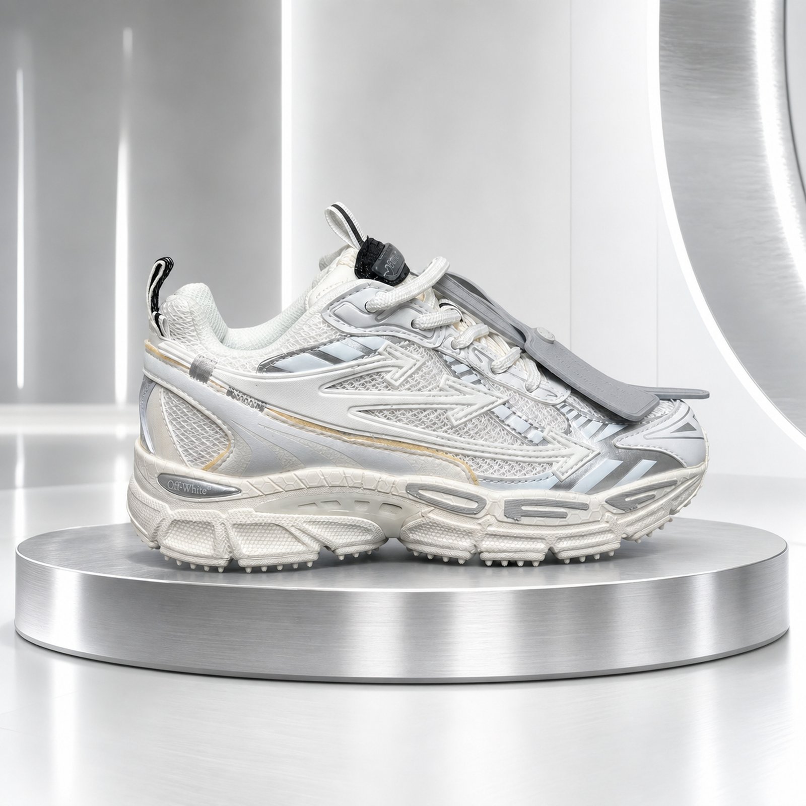 Off-White Be Right Back Grey White scene