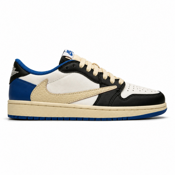 Air Jordan 1 Low Black Blue Cream