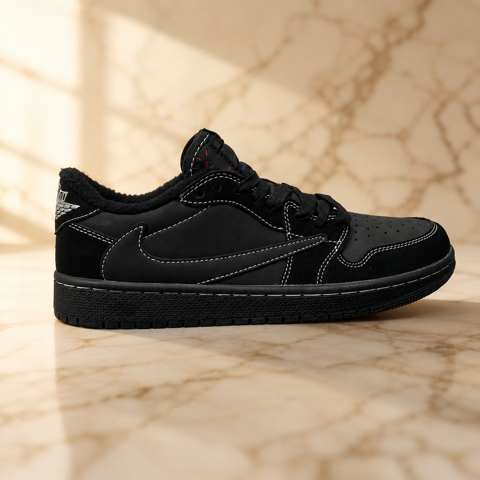 Air Jordan 1 Low Black Phantom scene