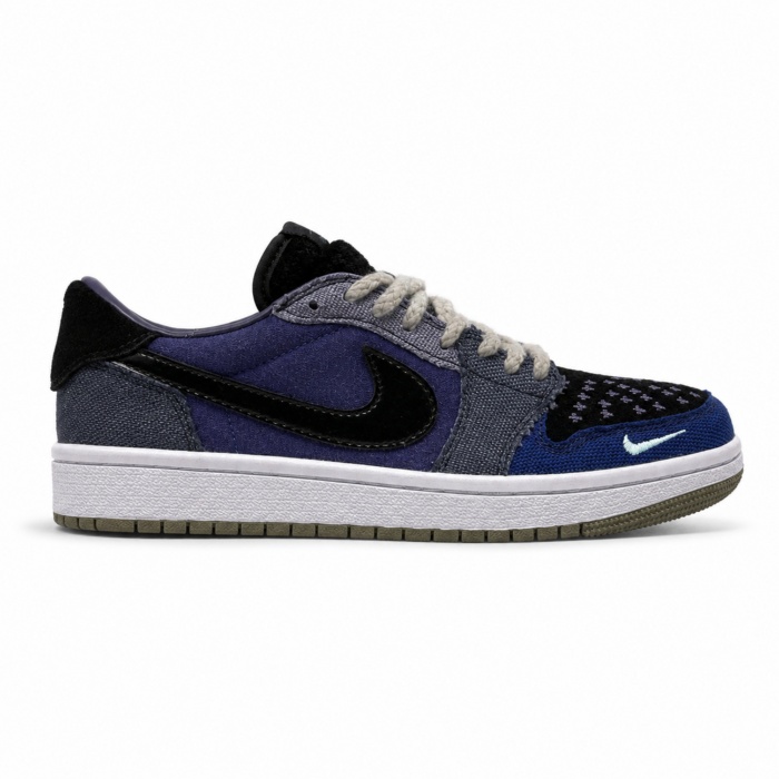 Air Jordan 1 Low Navy Patchwork