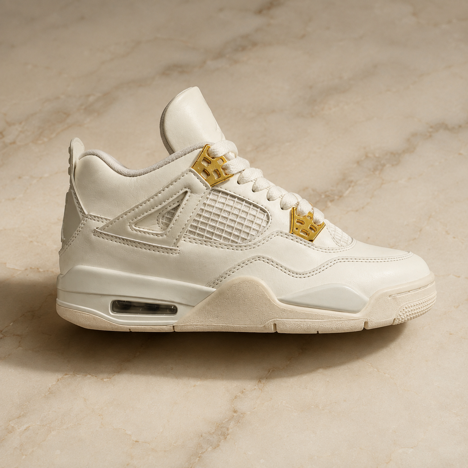Air Jordan 4 Metallic Gold scene