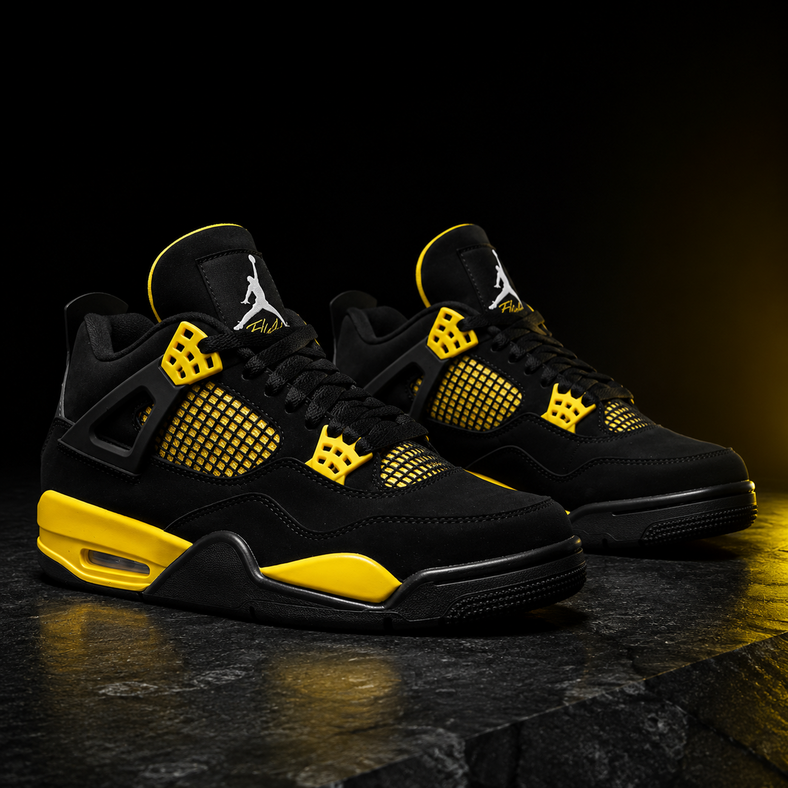 Air Jordan 4 Thunder studio