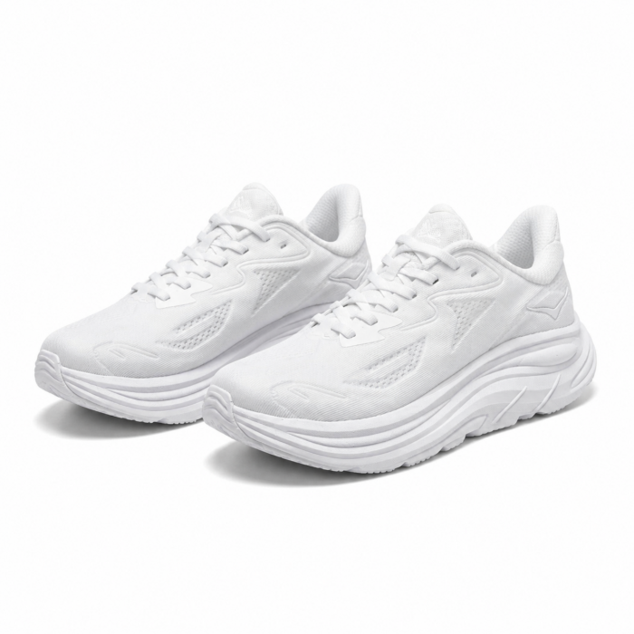 All White Chunky Performance Runner