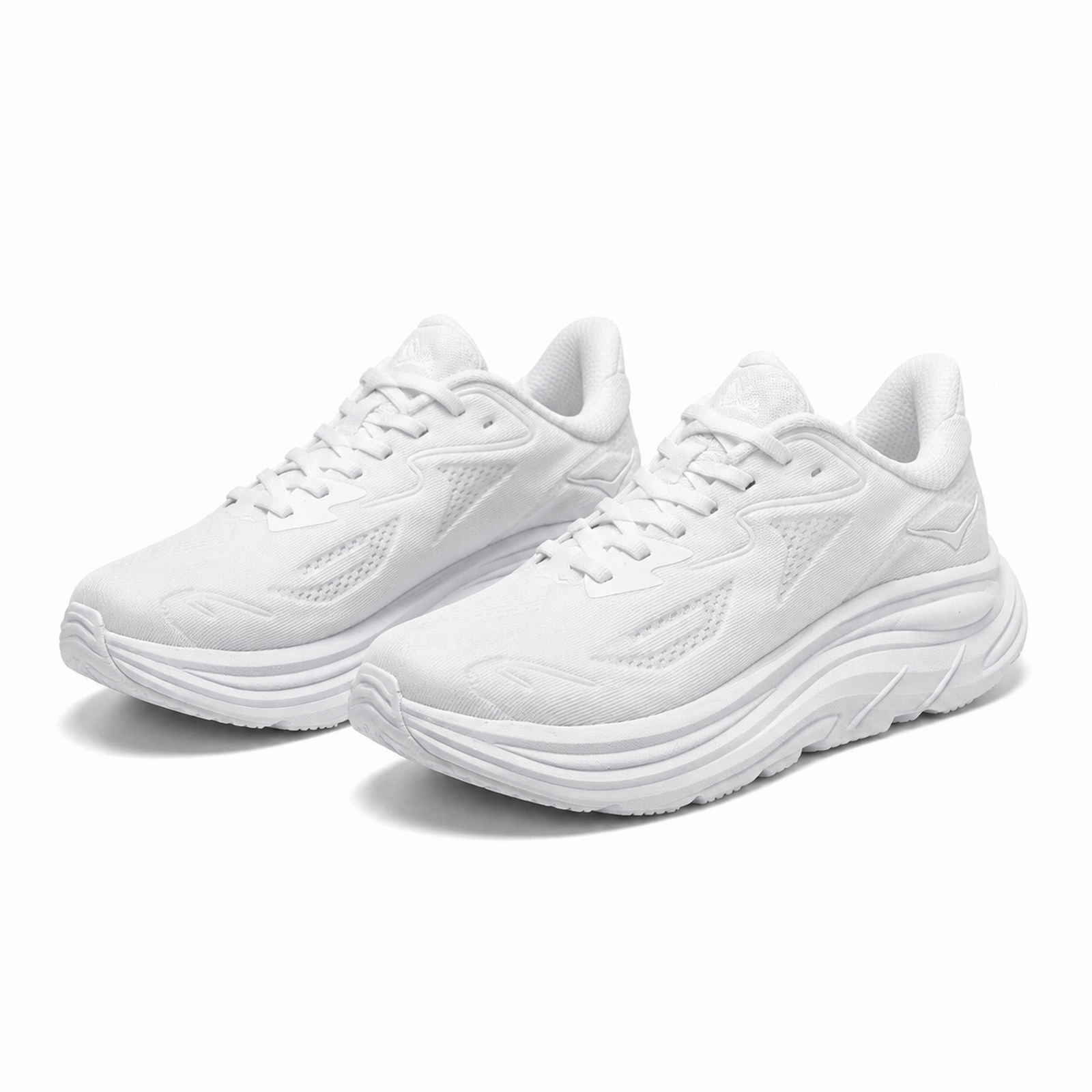 All White Chunky Performance Runner