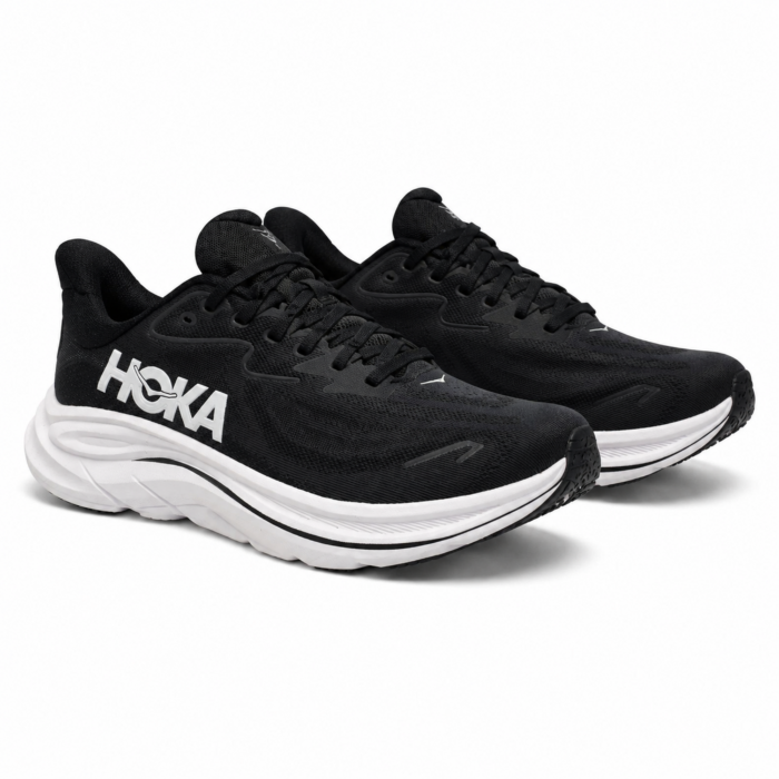 Hoka Performance Runner Black White