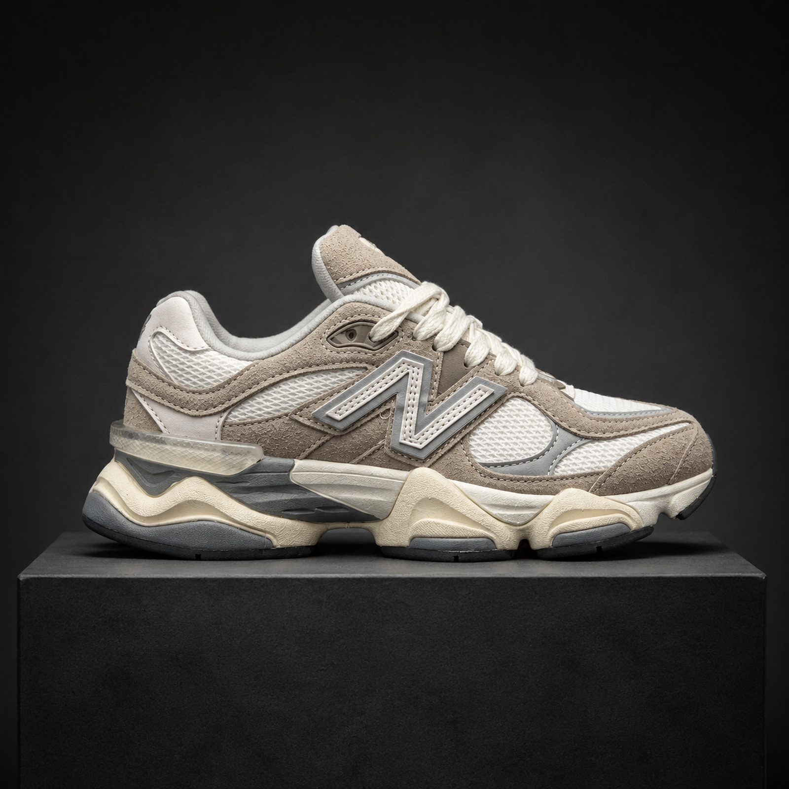 New Balance 9060 Driftwood Taupe studio