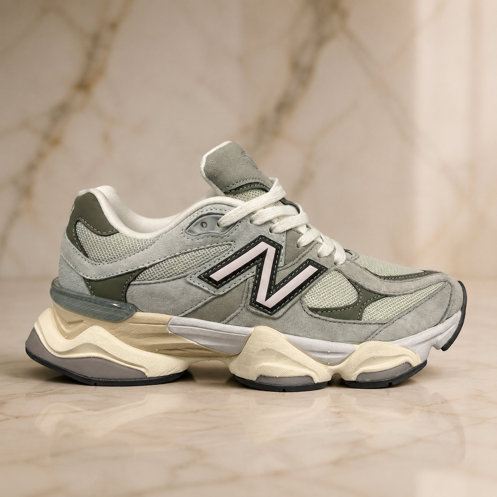 New Balance 9060 Sage Cream scene