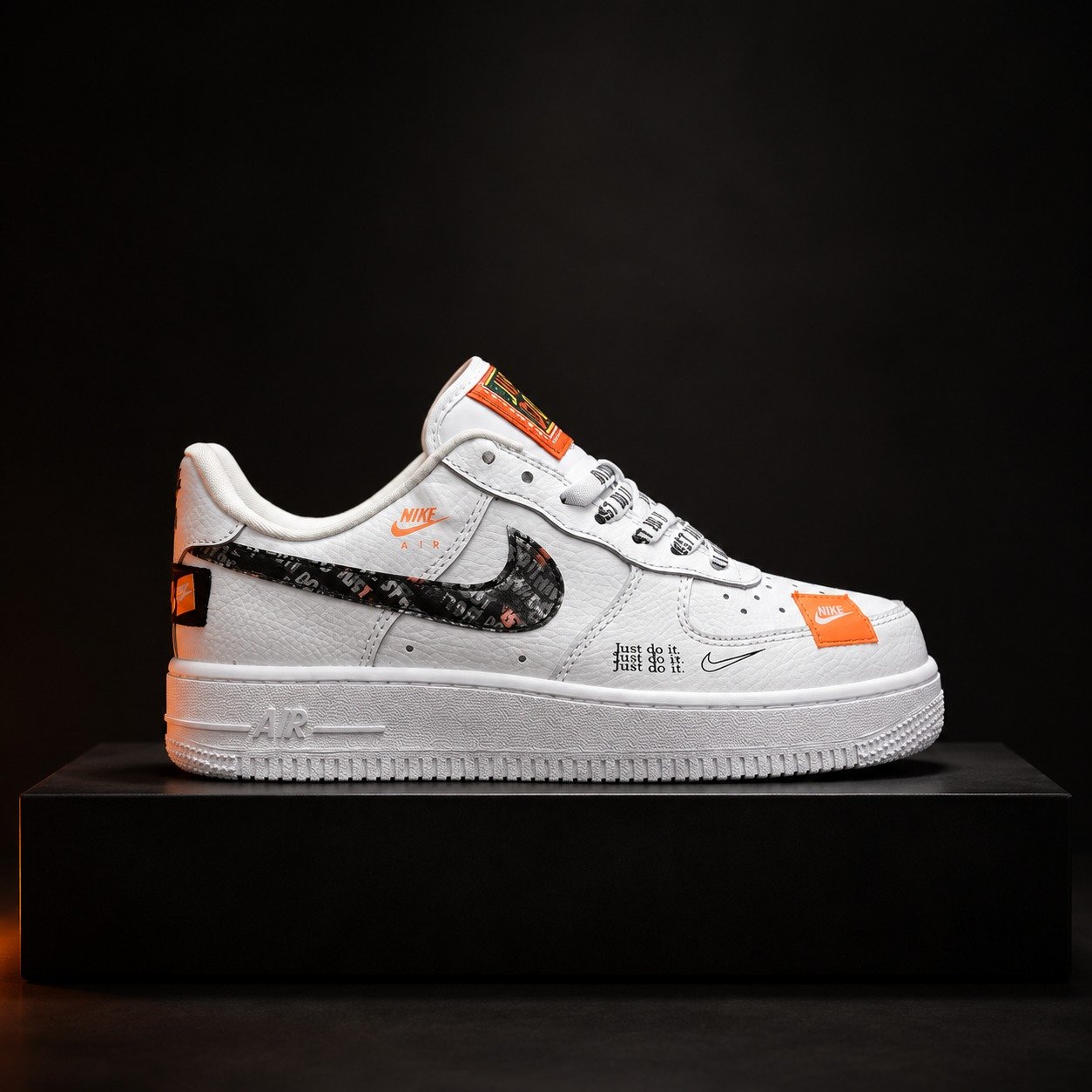 Nike Air Force 1 Low Just Do It White studio