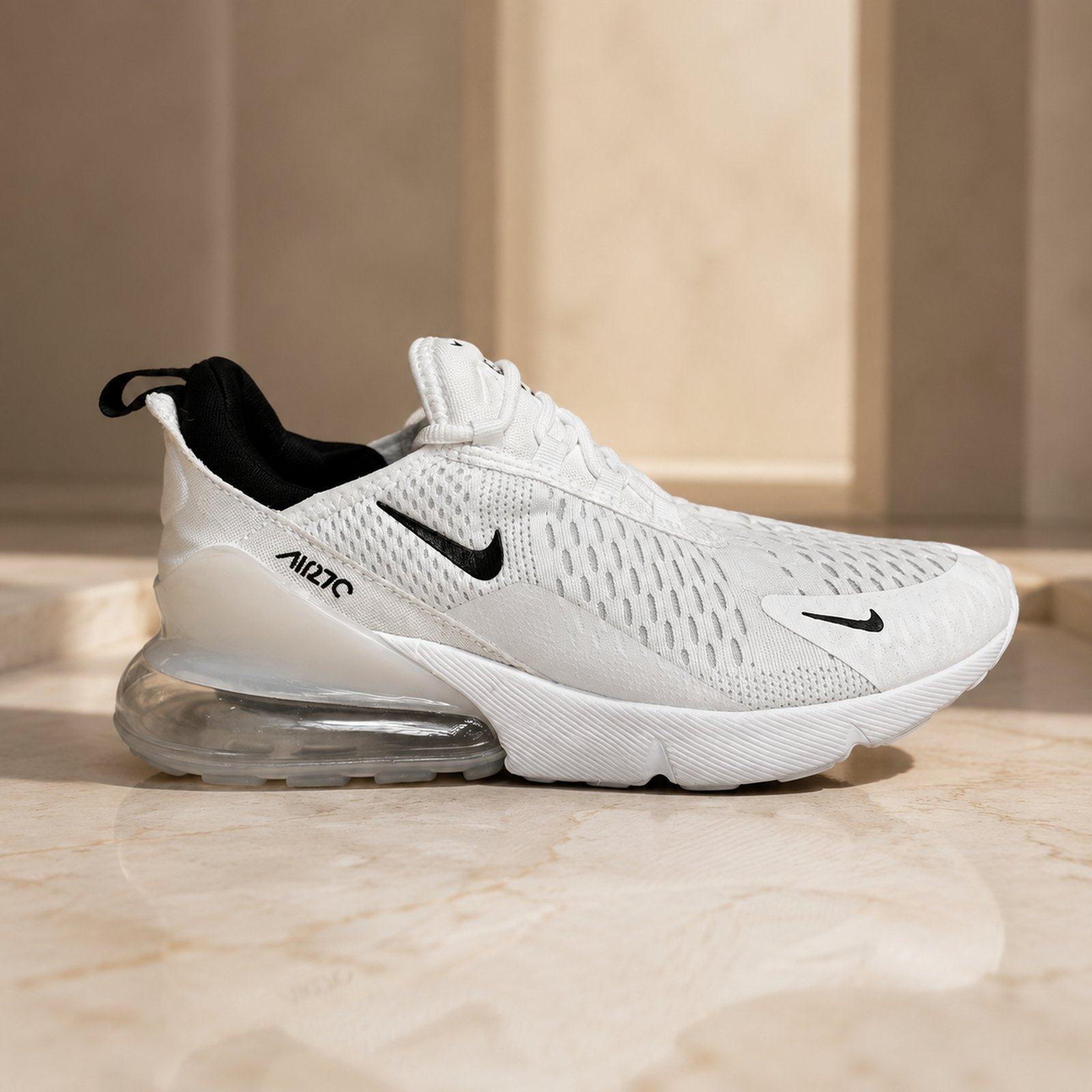 Nike Air Max 270 White Black scene