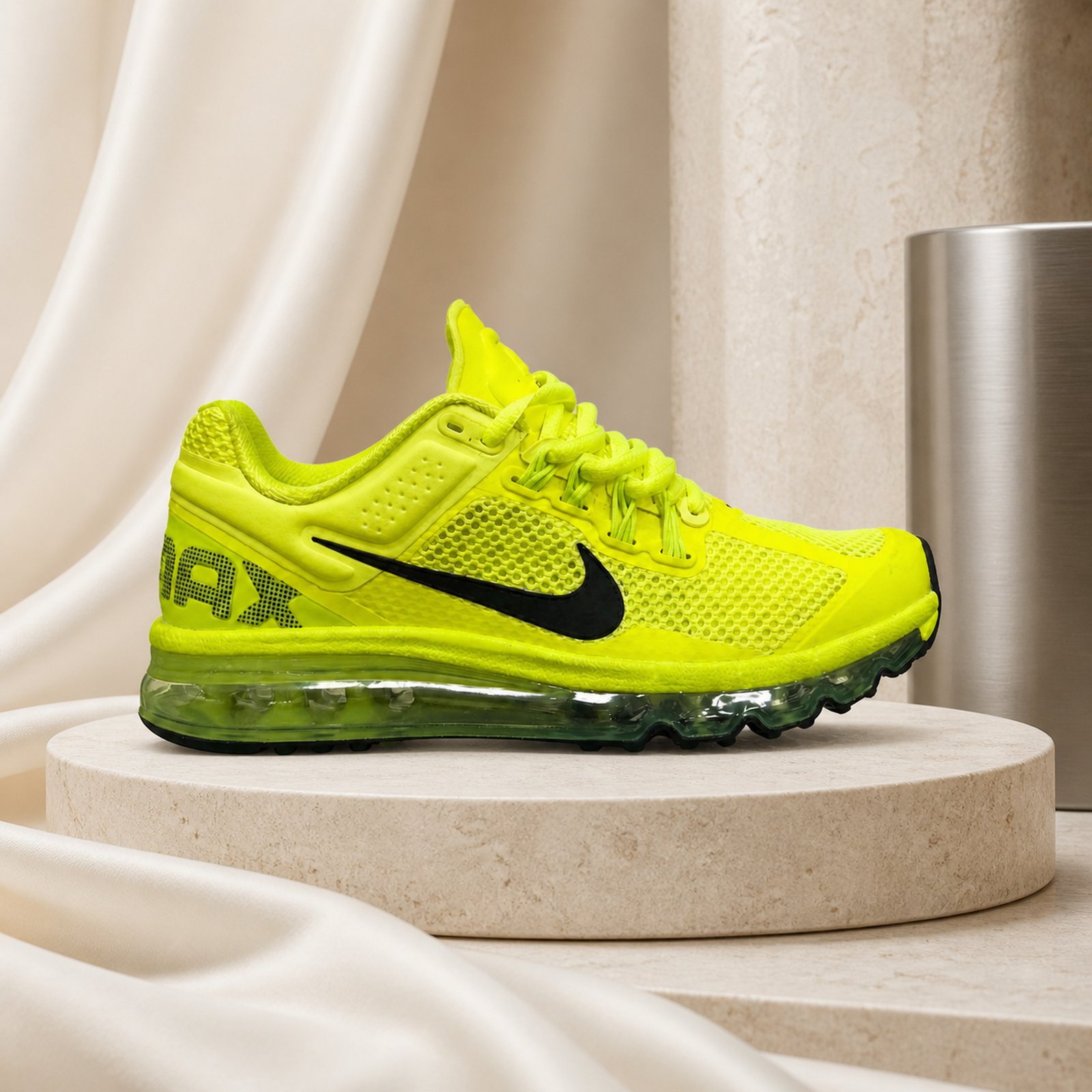 Nike Air Max Custom Volt Black scene