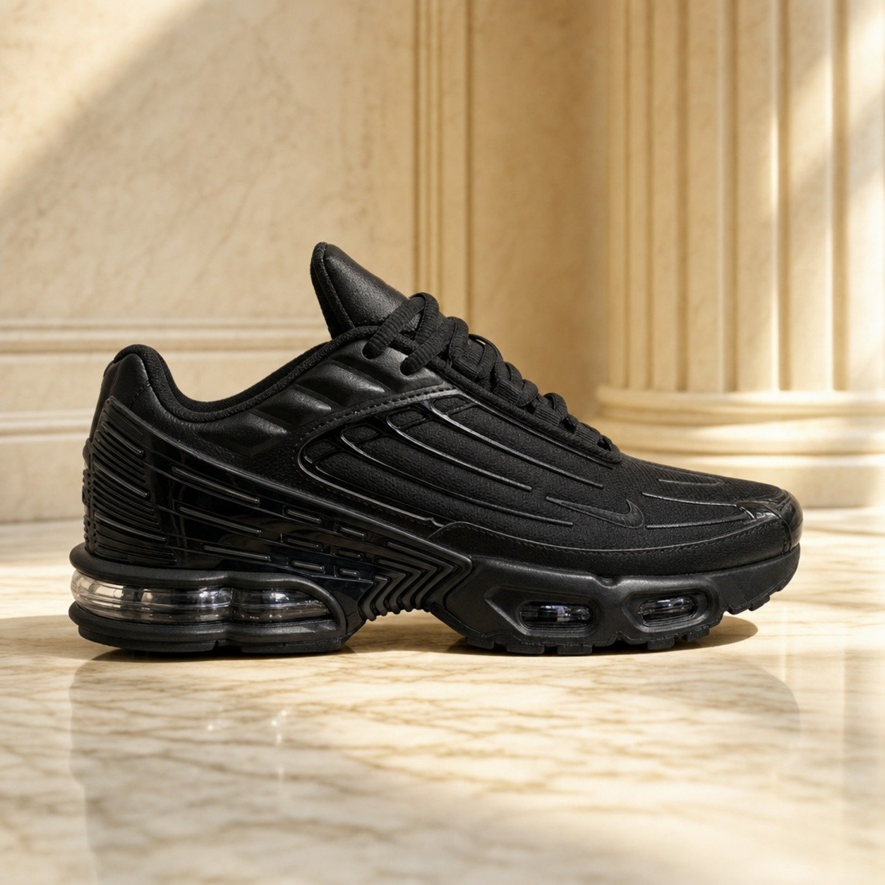 Nike Air Max Plus 3 Triple Black scene