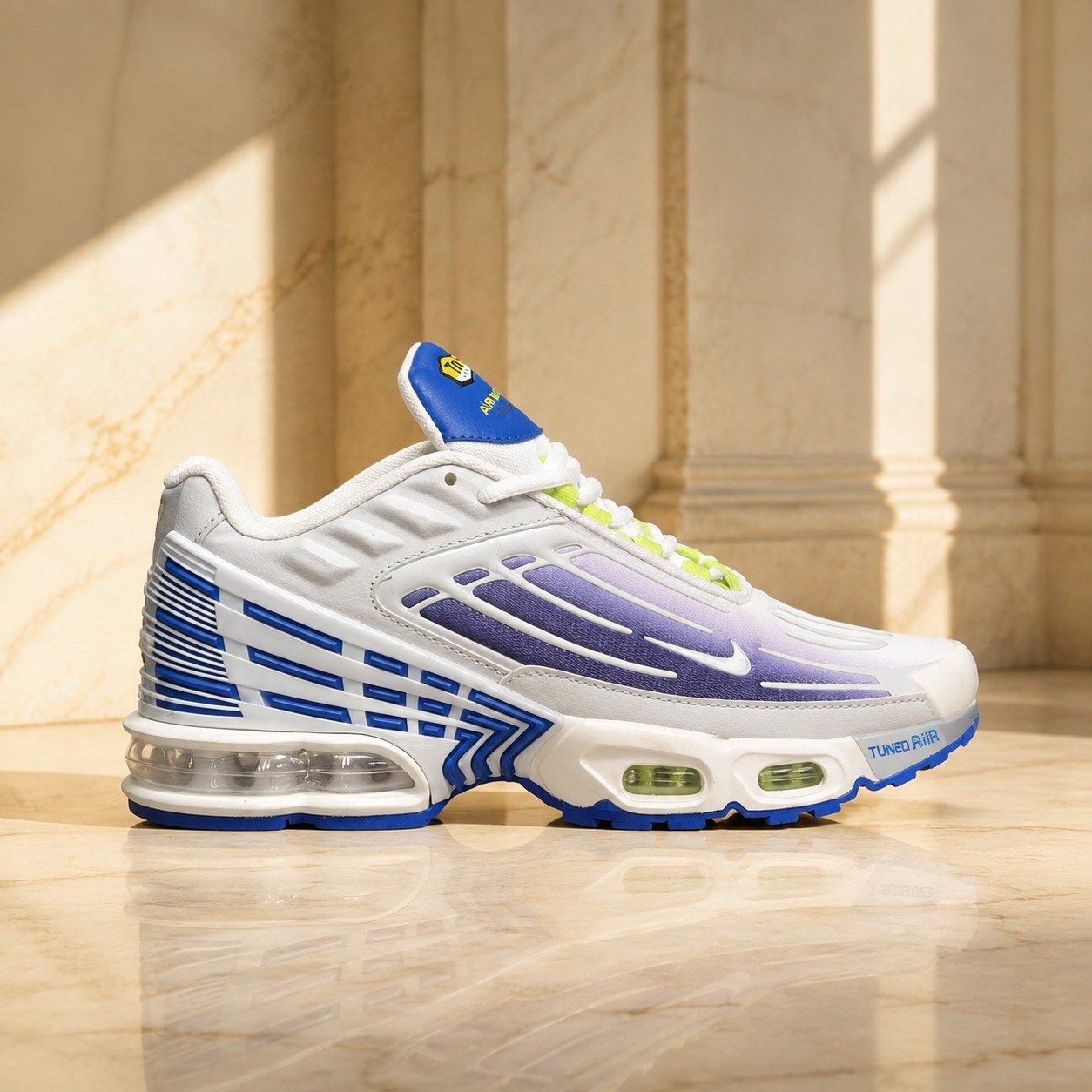 Nike Air Max Plus 3 White Blue Lavender scene