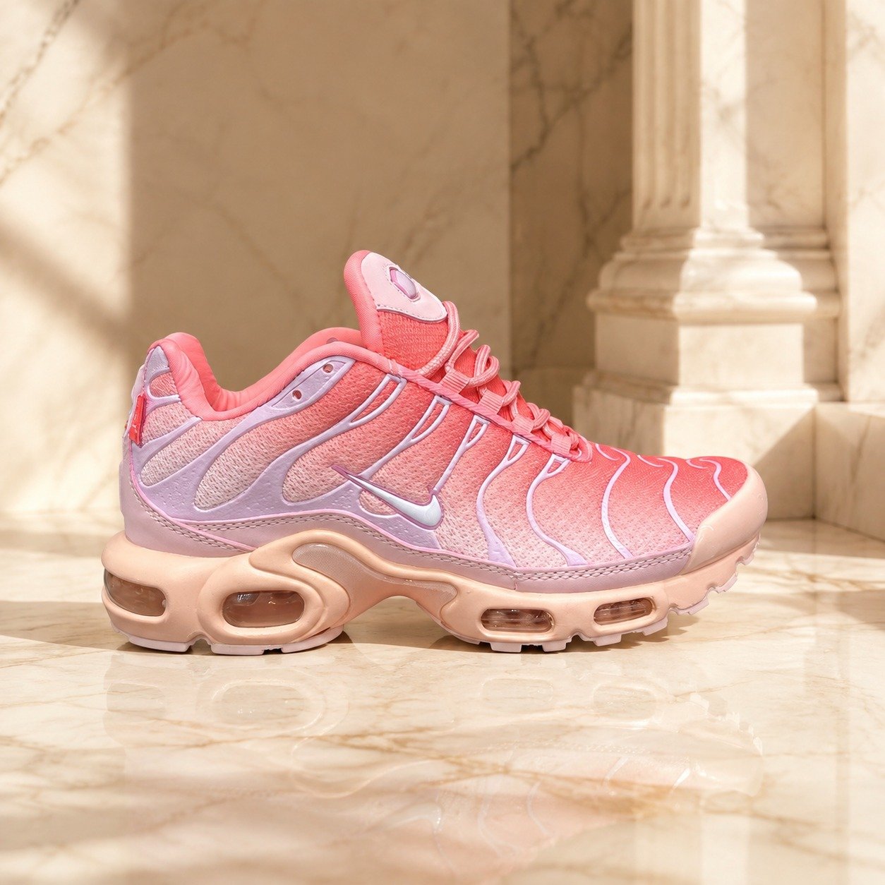 Nike Air Max Plus TN Pink Coral scene