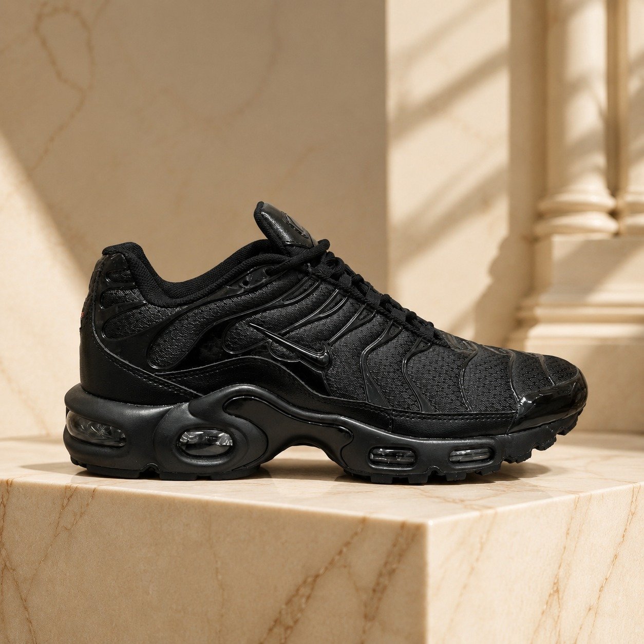Nike Air Max Plus TN Triple Black scene