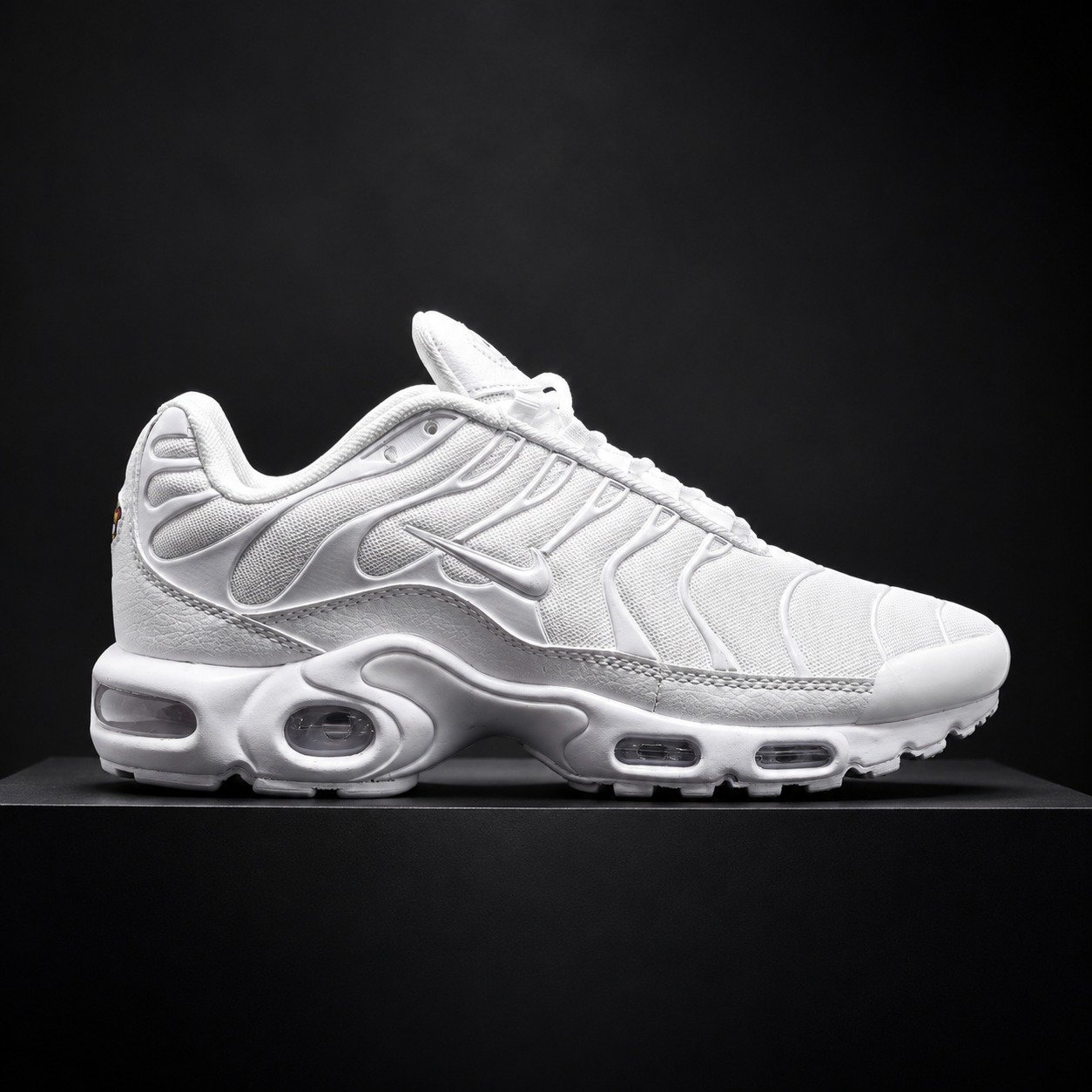 Nike Air Max Plus TN Triple White studio