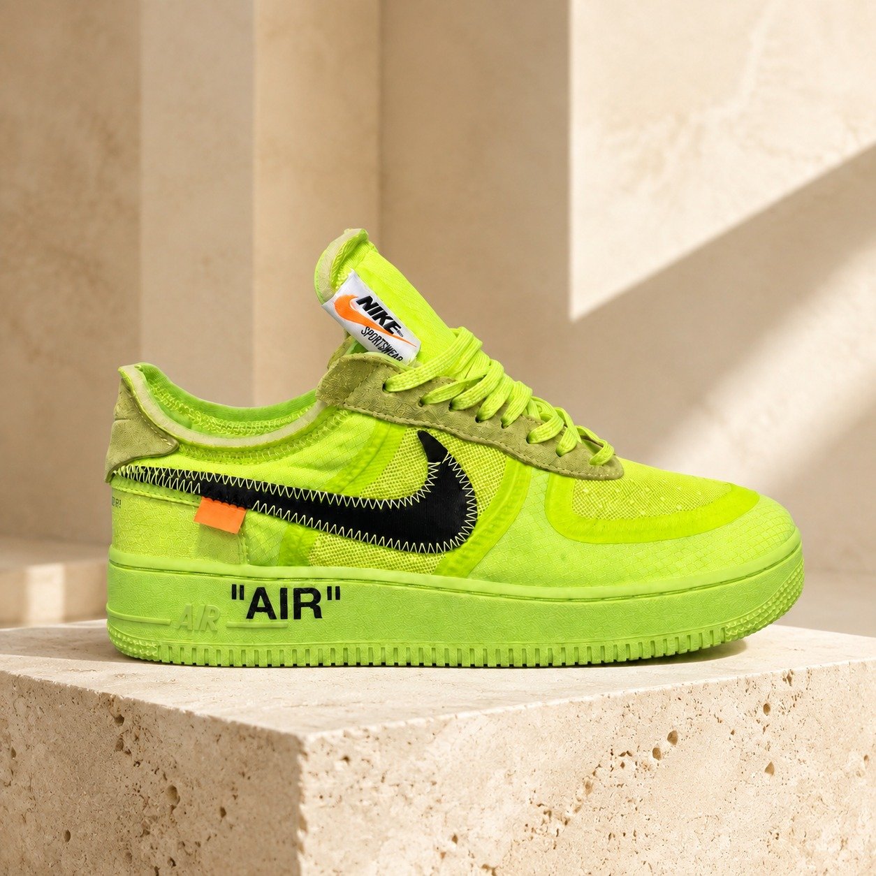 Off-White x Nike Air Force 1 Low Volt scene