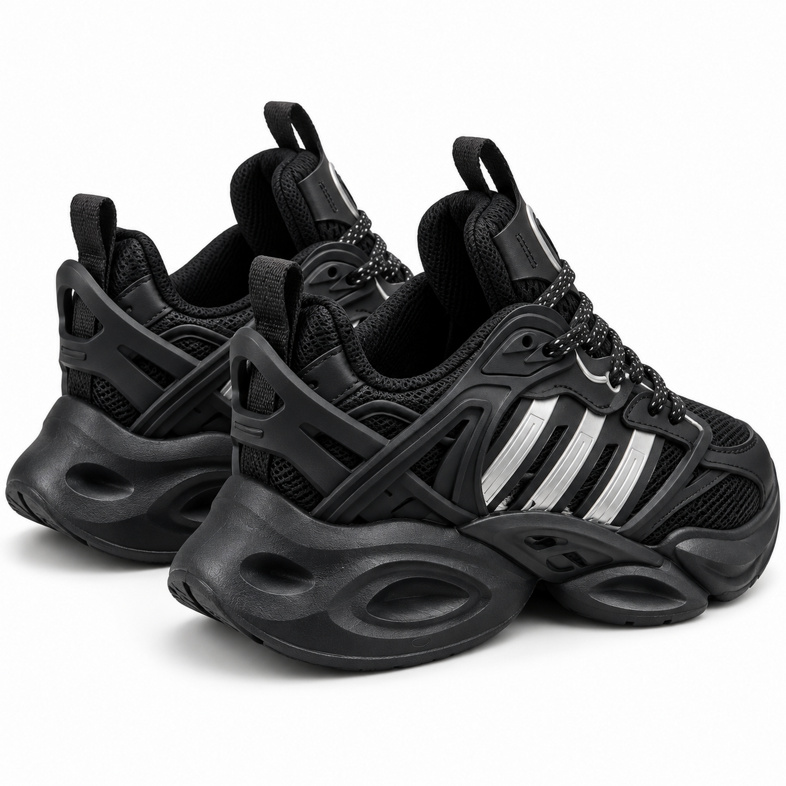 Adidas Vento XLT Triple Black Silver studio