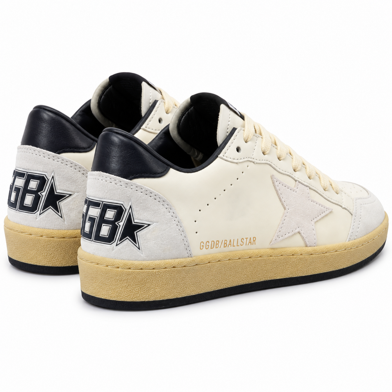 Golden Goose Ball Star Ivory Ice Black studio