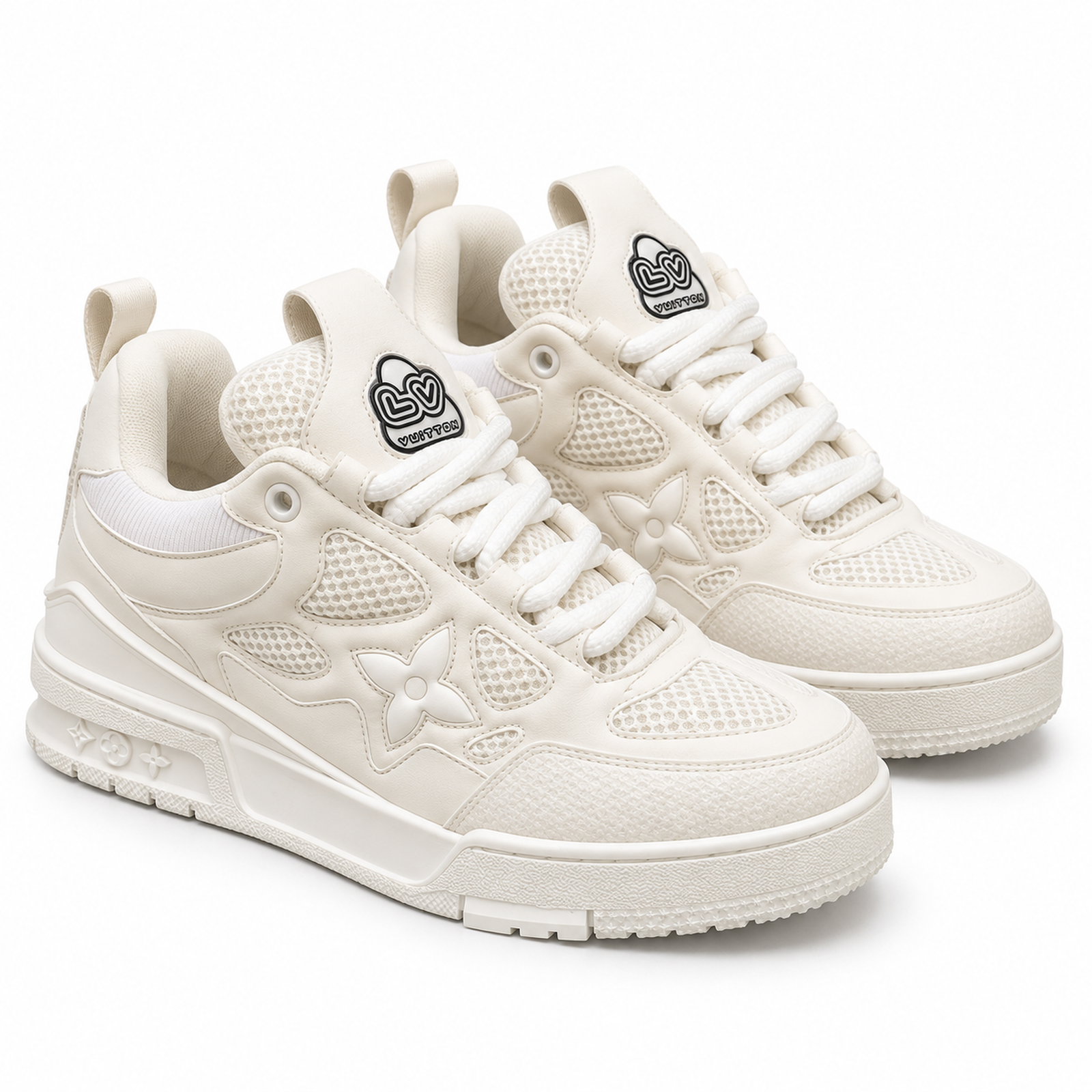 Louis Vuitton Skate Cream White