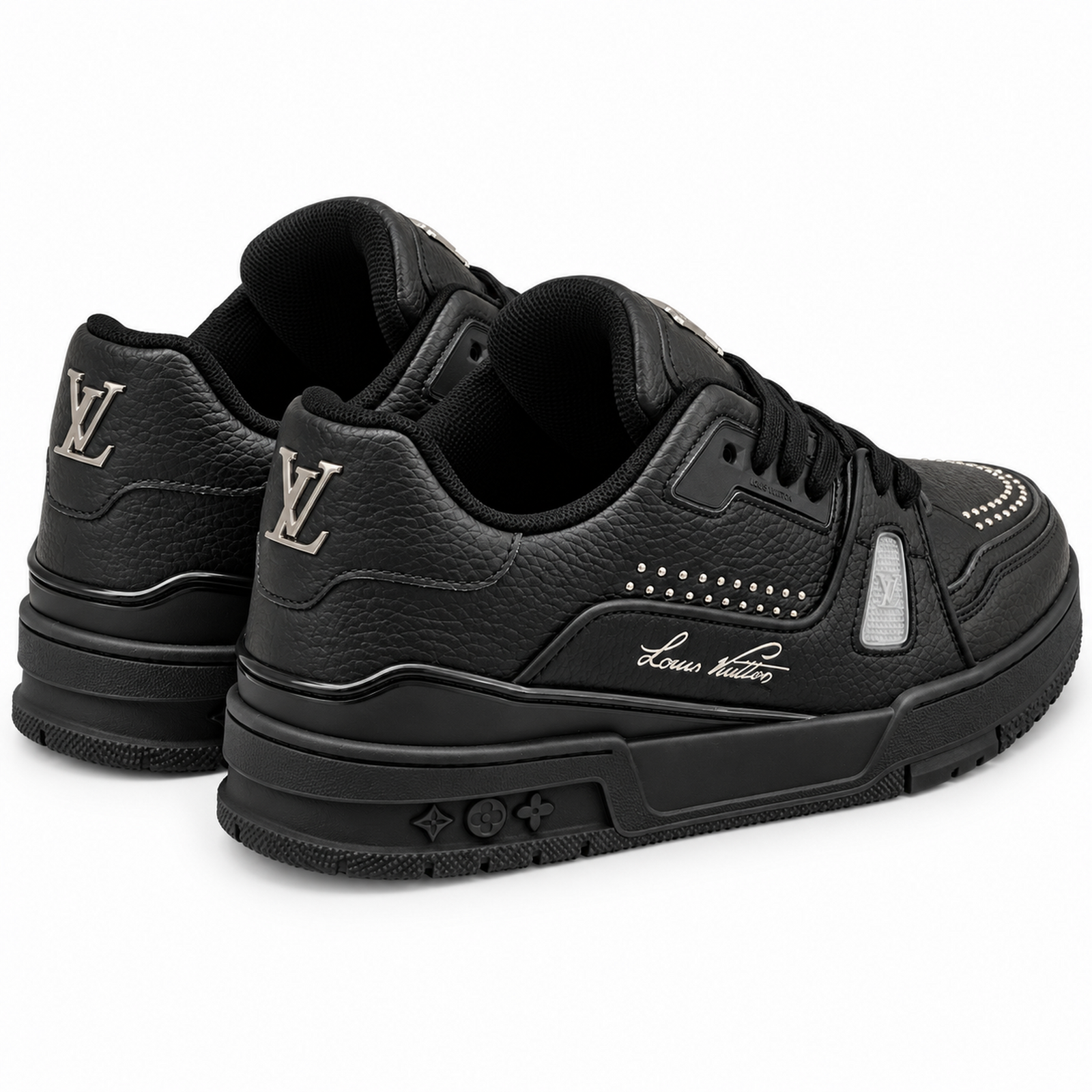 Louis Vuitton Trainer Black Studded studio