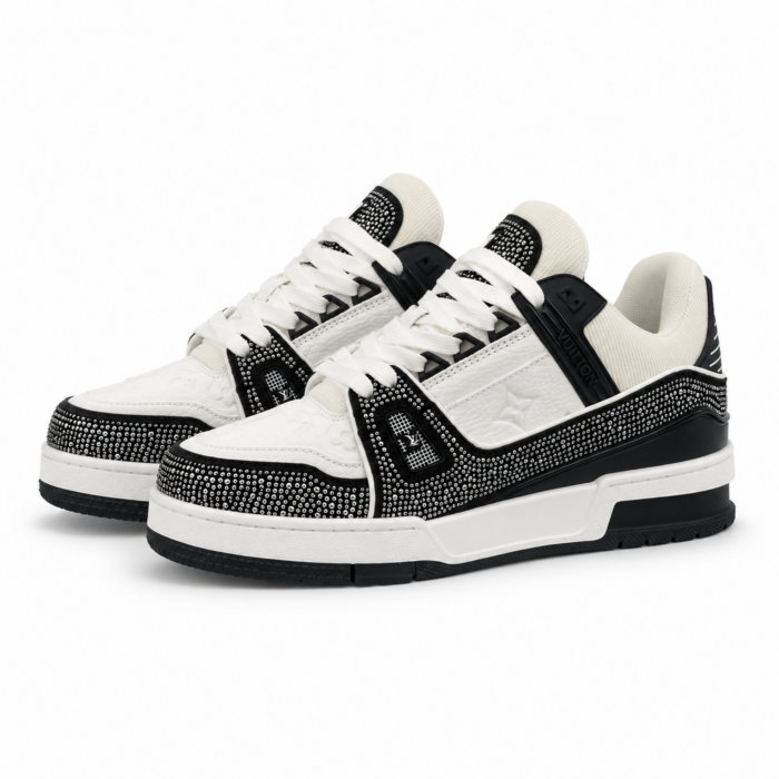 Louis Vuitton Trainer Black White