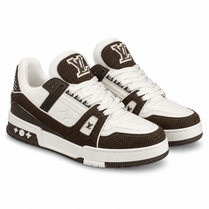 Louis Vuitton Trainer Brown White