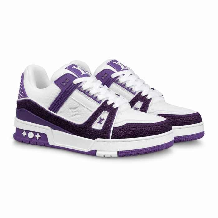 Louis Vuitton Trainer Purple White