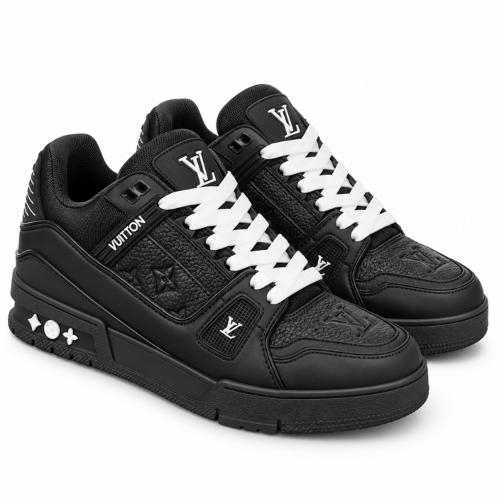 Louis Vuitton Trainer Triple Black Monogram