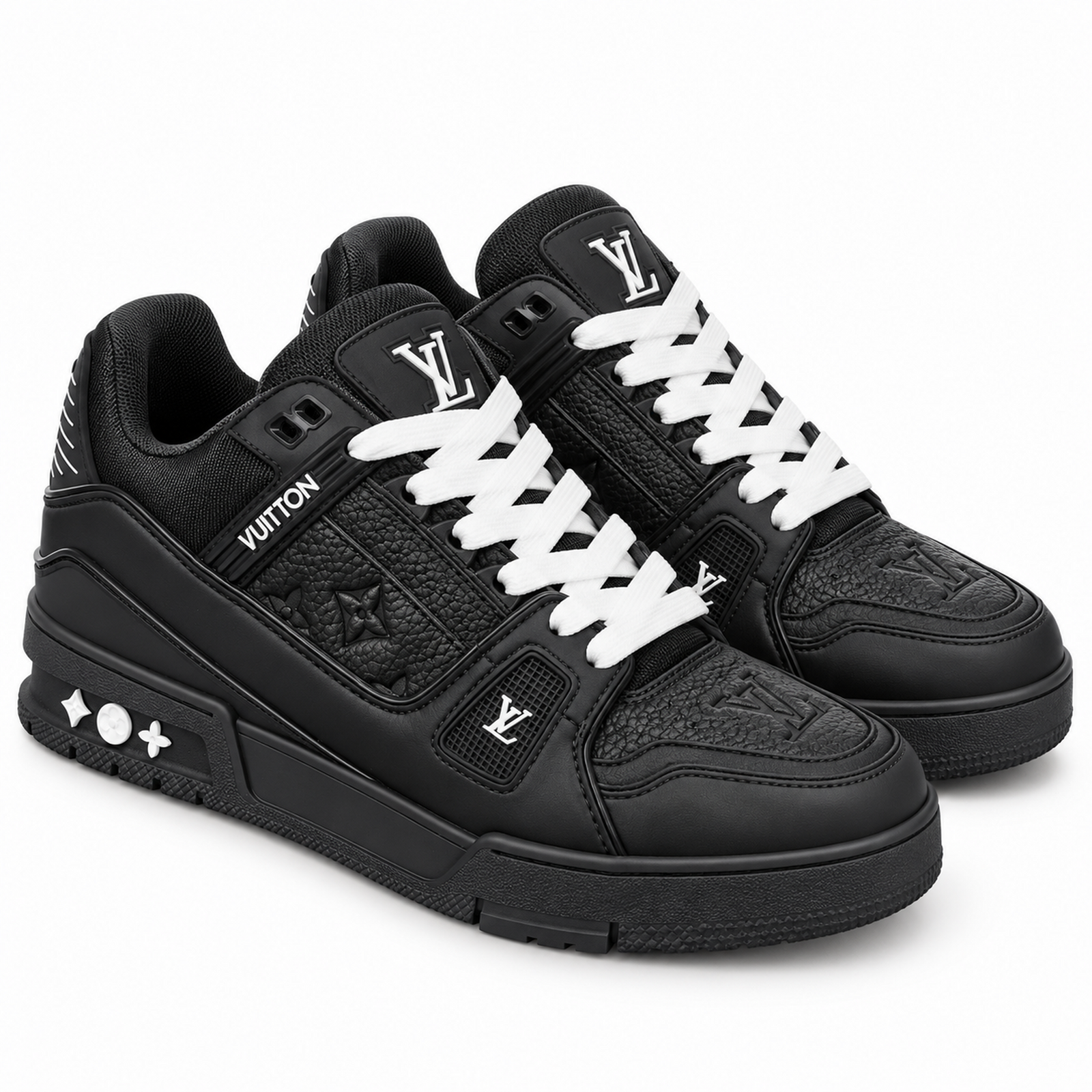 Louis Vuitton Trainer Triple Black Monogram