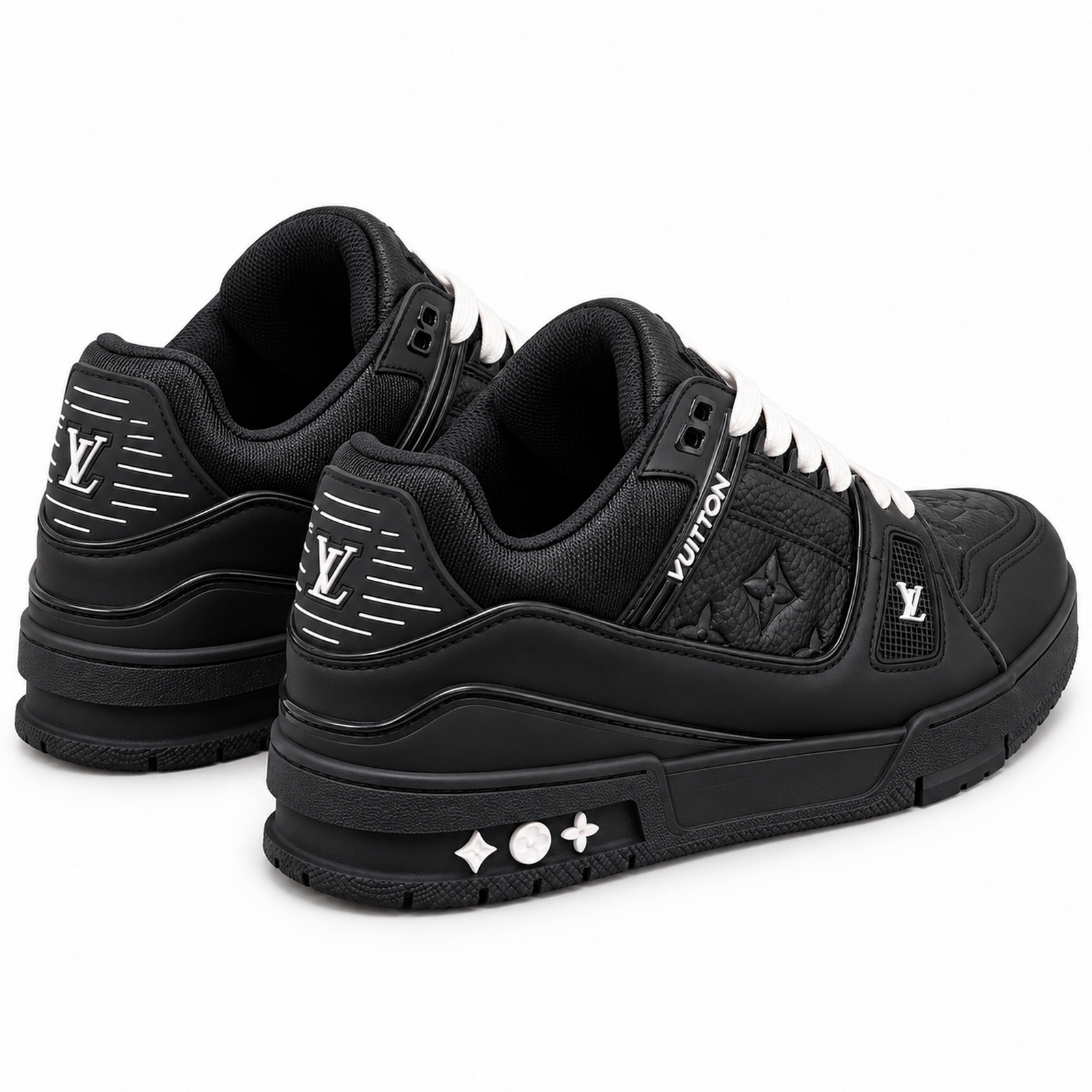 Louis Vuitton Trainer Triple Black Monogram studio