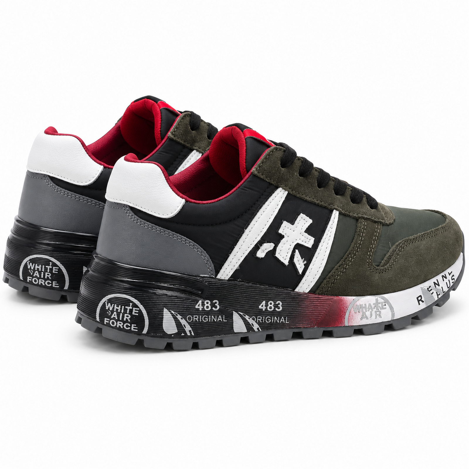 Premiata Lander Olive Black studio