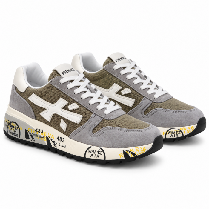 Premiata Mick Grey Olive