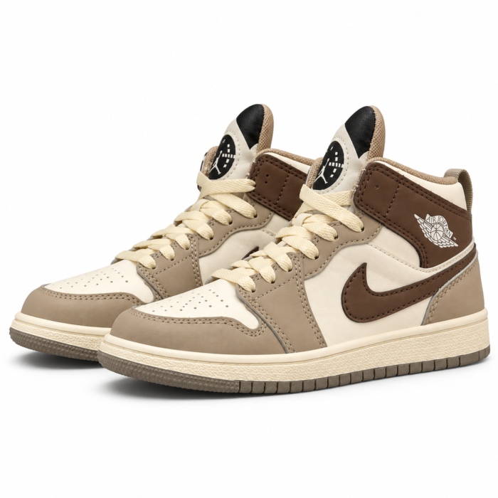 Air Jordan 1 Mid Cream Brown main