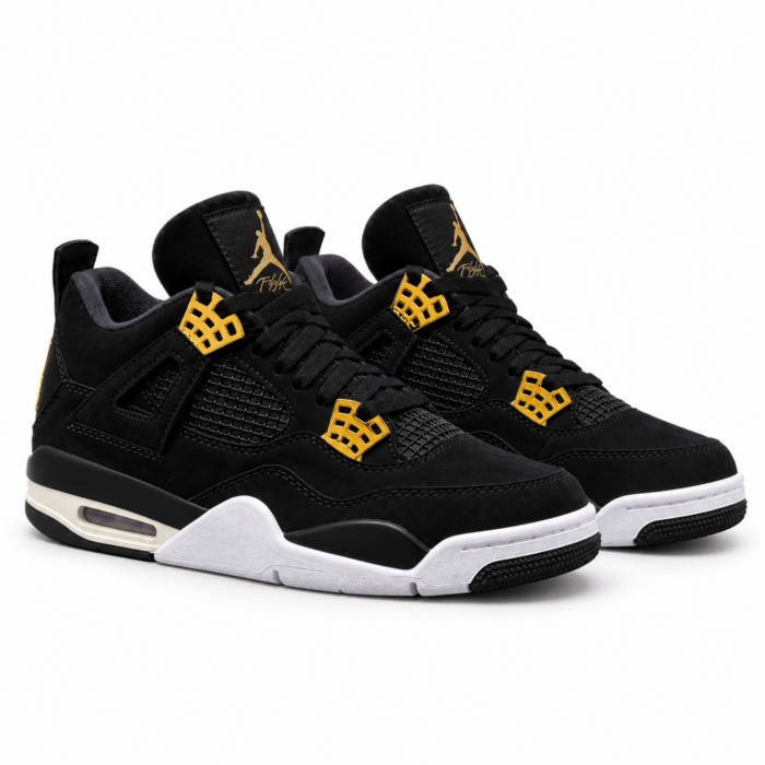 Air Jordan 4 Black Metallic Gold main