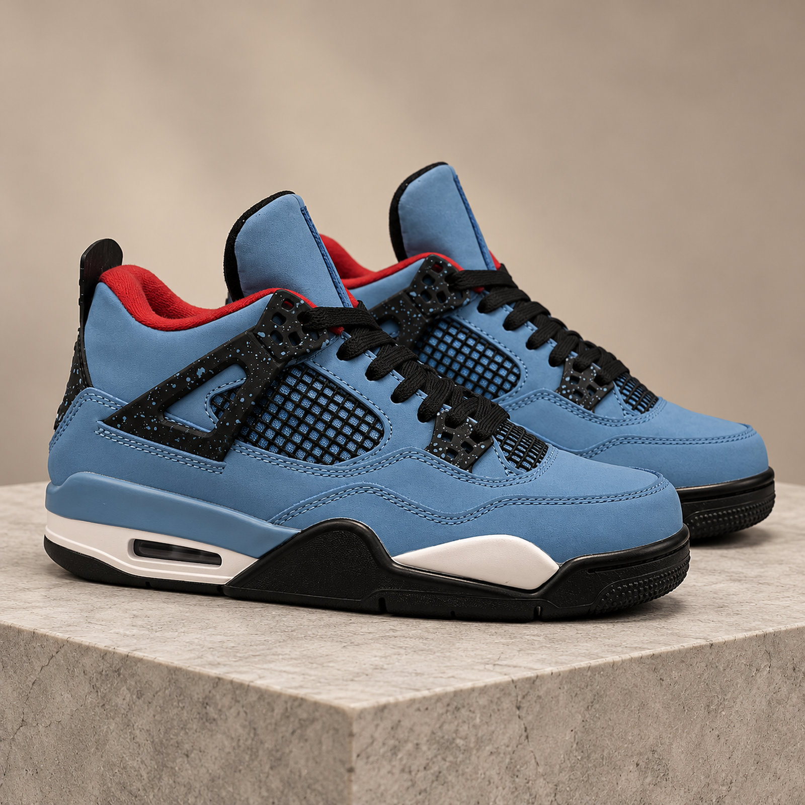 Air Jordan 4 Cactus Jack Blue studio