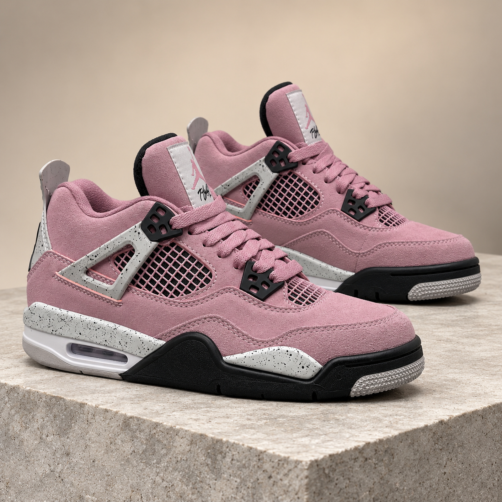 Air Jordan 4 Orchid Pink studio