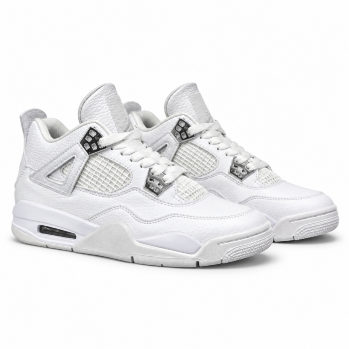 Air Jordan 4 Pure Money White Silver main